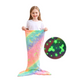 Glow In The Dark Mermaid Tail Blanket - Just Kidding Store