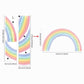 XL Rainbow Fabric Wall Sticker - Just Kidding Store