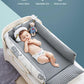 Multifunctional Baby Nest - Portable High Border Crib Set - Just Kidding Store