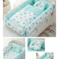 Multifunctional Baby Nest - Portable High Border Crib Set - Just Kidding Store