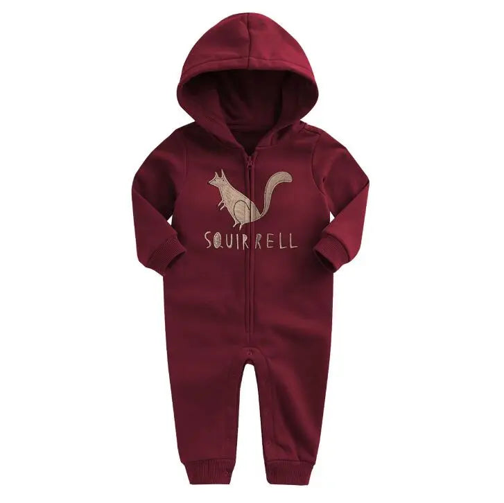 Long Sleeve Hooded Jumpsuit - Just Kidding Store