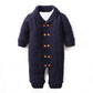 Cable Knit Winter Baby Infant Sherpa Romper - Just Kidding Store