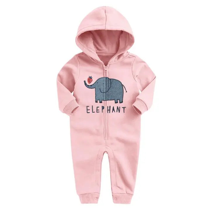 Long Sleeve Hooded Jumpsuit - Just Kidding Store