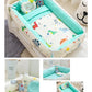 Multifunctional Baby Nest - Portable High Border Crib Set - Just Kidding Store