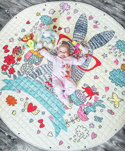 Activity Play Mat - Toy Storage - Hello Bunny - Just Kidding Store
