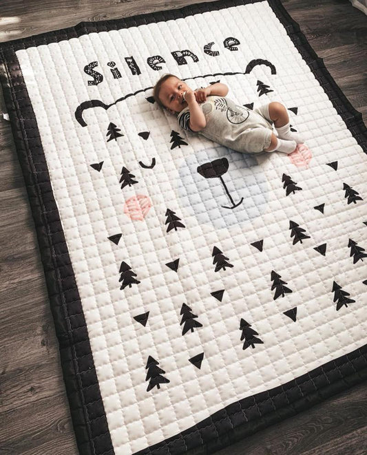 Oversized Kids Play Mat - Quilted Anti Skid Carpet - Just Kidding Store