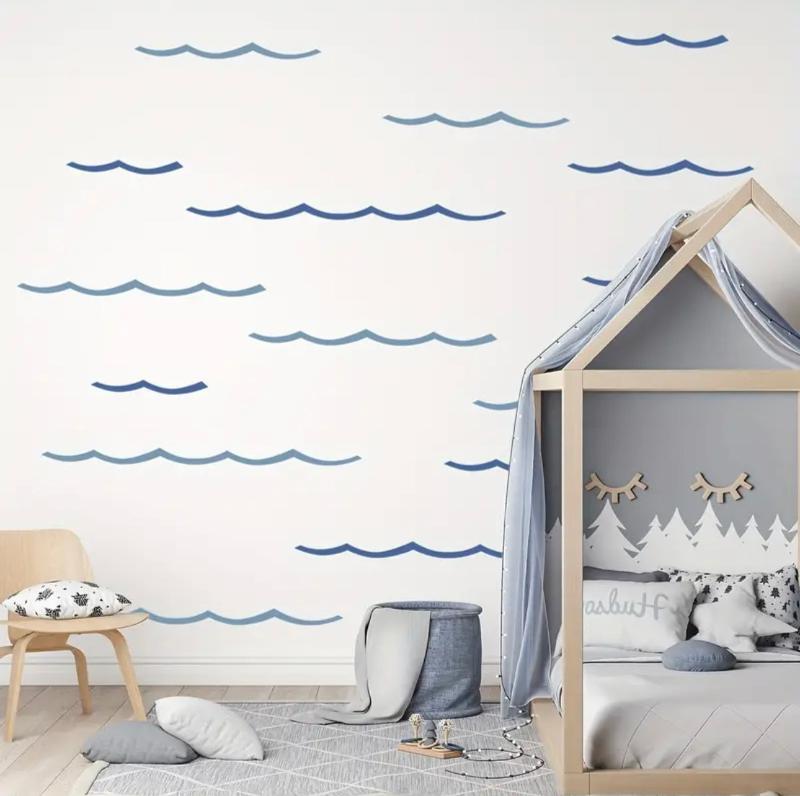 Ocean Waves Wall Decals - Just Kidding Store