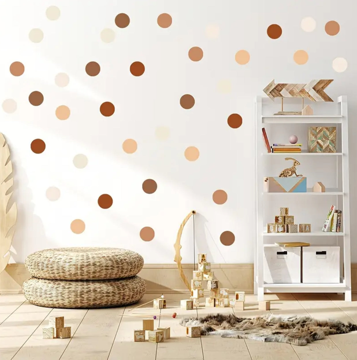 Boho Polka Dot Wall Decals