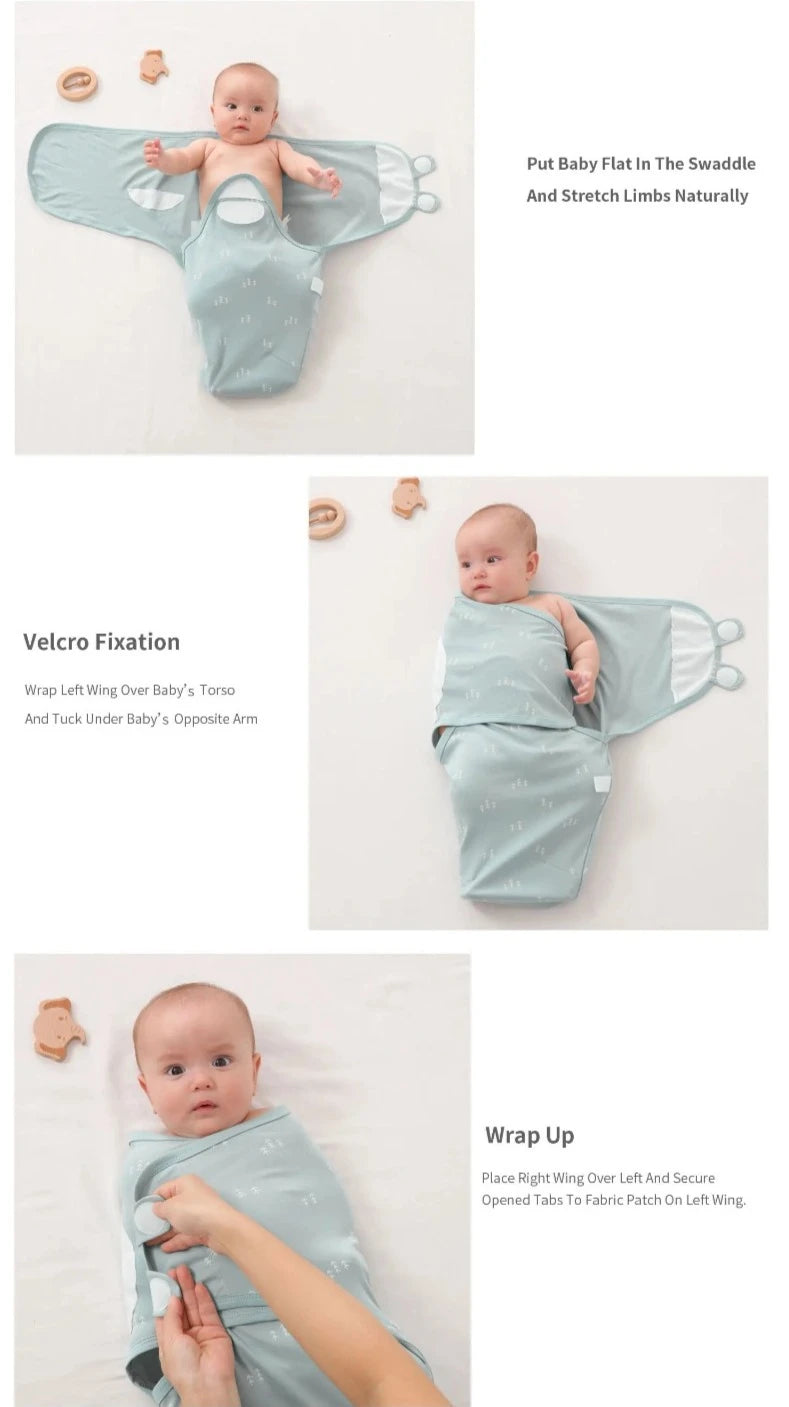 Easy Swaddle Wrap - Soft Baby Cocoon - Just Kidding Store