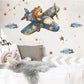 Dreamy Bear Aviator Wall Decal - Just Kidding Store