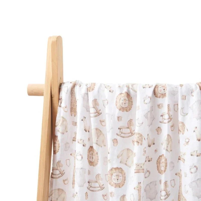 2 Layer Bamboo Cotton Muslin Blanket - Just Kidding Store