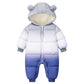 Cozy Bear Gradient Winter Baby Rompers - Just Kidding Store