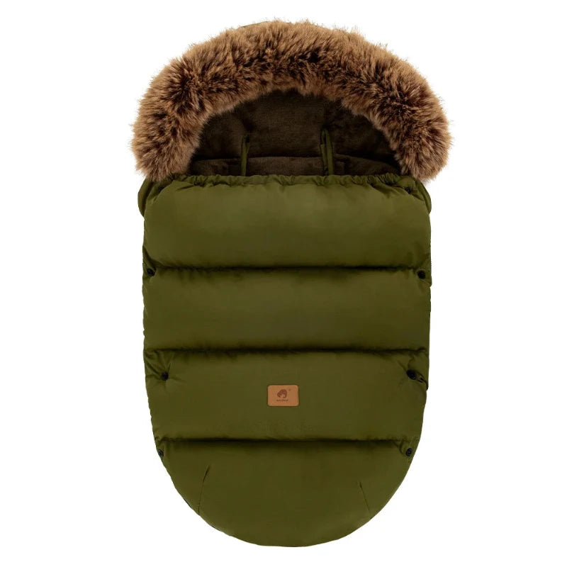 Winter Windproof Footmuff - Universal Pram Sleepsack 0-24M - Just Kidding Store