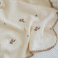 Embroidered Muslin Swaddle -  Baby Blanket - Just Kidding Store