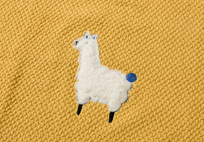 Alpaca Cotton Knitted Baby Children Nursery Blanket - Just Kidding Store