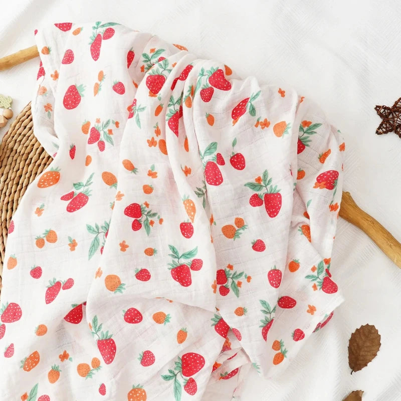 Muslin Blanket - 2 Layers Cotton Swaddle - Just Kidding Store