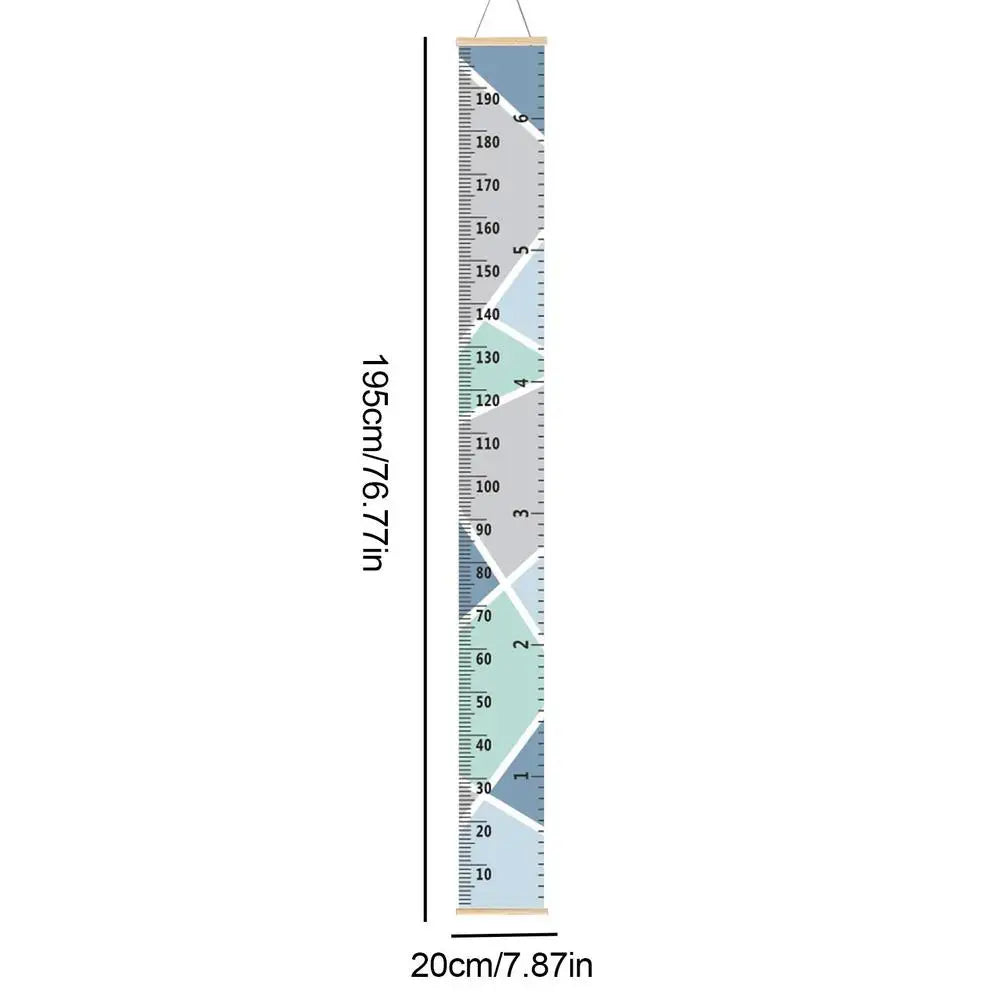 Geometric Shapes Kids Growth Chart - Just Kidding Store