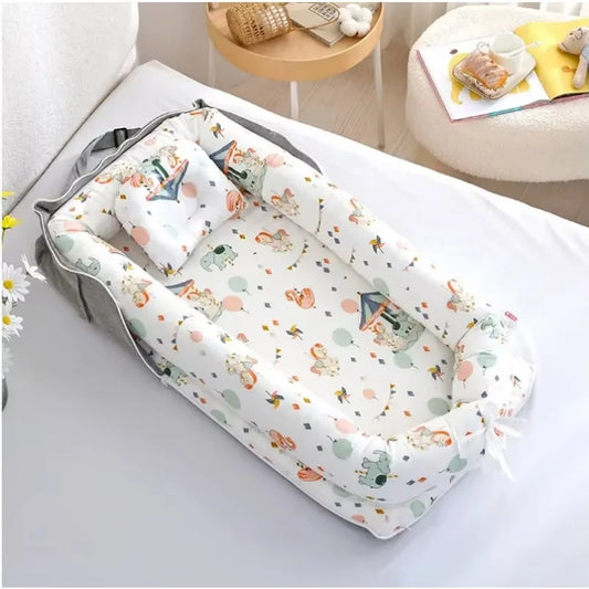 2-in-1 Portable Baby Lounger - Carry Bag - Just Kidding Store