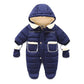 Winter Snowsuit - Warm Fleece Hooded Jumpsuit - Just Kidding Store