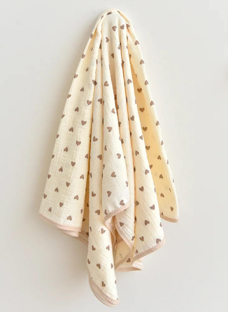 Organic Cotton Muslin Blanket - Just Kidding Store