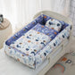 Multifunctional Baby Nest - Portable High Border Infant Crib Set - Just Kidding Store