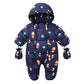 Winter Snowsuit - Warm Fleece Hooded Jumpsuit - Just Kidding Store