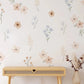 Boho Floral Wall Stickers – Soft Pastel Botanical Decals