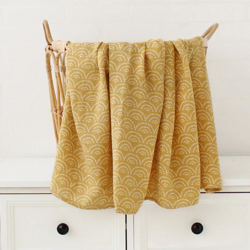 Cotton Bamboo Oversized Swaddle Blanket - Just Kidding Store