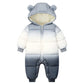 Cozy Bear Gradient Winter Baby Rompers - Just Kidding Store