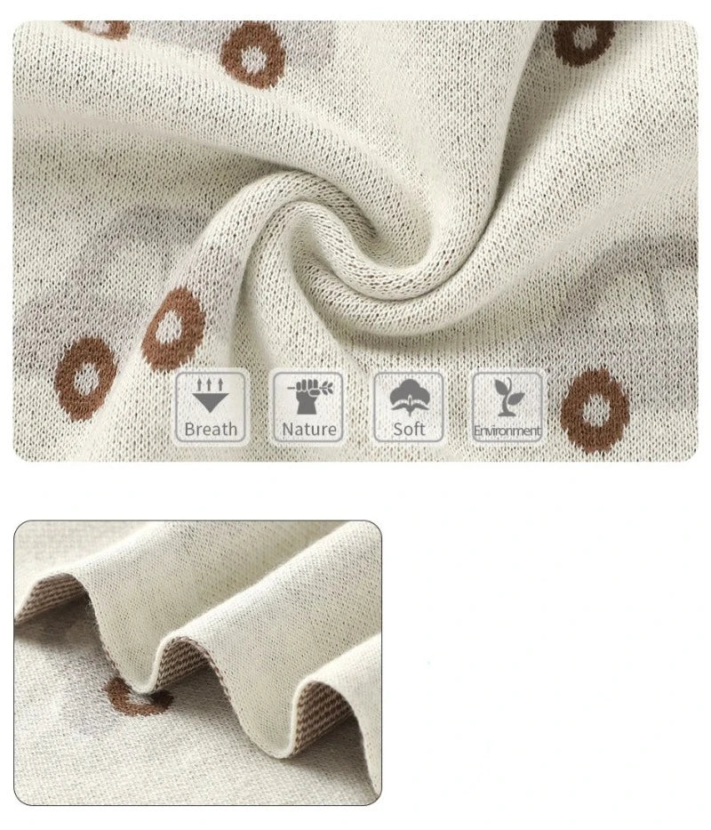 Mini Car Cotton Knit Blanket - Just Kidding Store