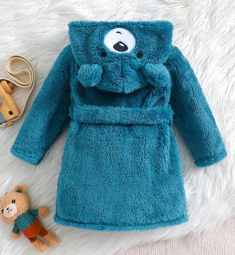 Cozy Bear Winter Children's Robe - Just Kidding Store