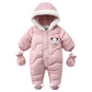 Winter Snowsuit - Warm Fleece Hooded Jumpsuit - Just Kidding Store