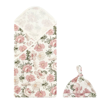 Baby Swaddle Blanket And Hat Set - Just Kidding Store