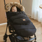 Winter Windproof Footmuff - Adjustable Length Pram Sack 0-4Y - Just Kidding Store