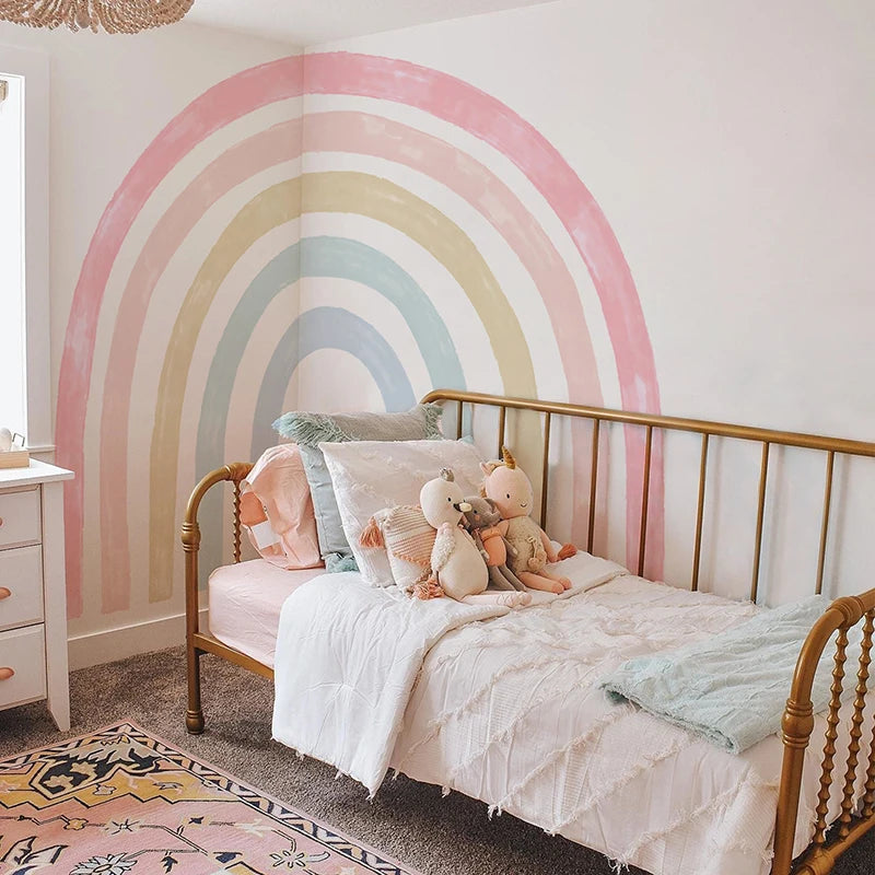 Big Rainbow Fabric Wall Sticker - Just Kidding Store - Just Kidding Store