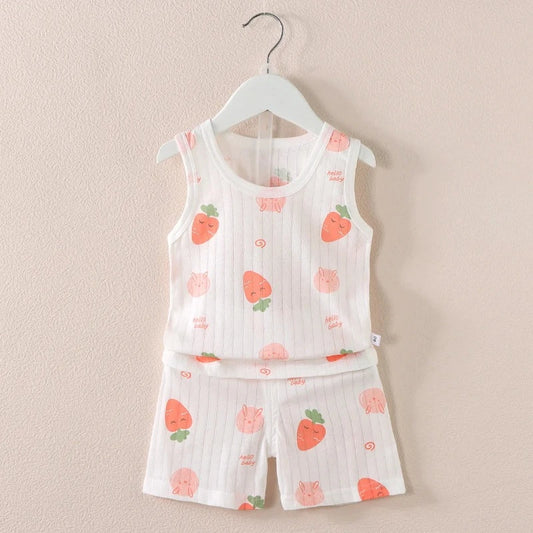 Strawberry Summer Pajama Set - Just Kidding Store