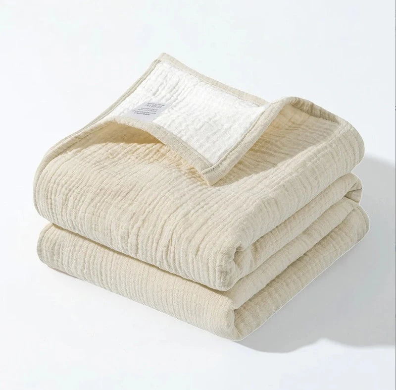 Double Sided 4 Layer Cotton Muslin Blanket - Just Kidding Store