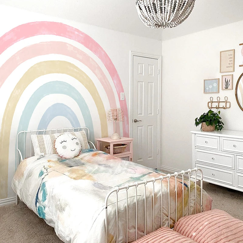 Big Rainbow Fabric Wall Sticker - Just Kidding Store - Just Kidding Store