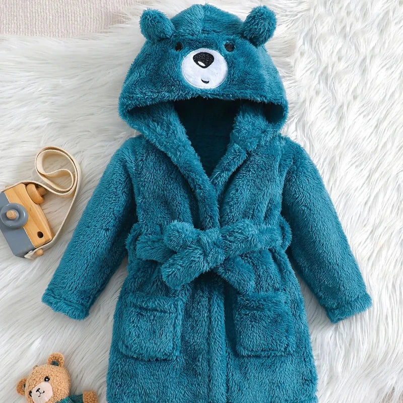 Cozy Bear Winter Children's Robe - Just Kidding Store