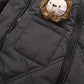 Winter Snowsuit - Warm Fleece Hooded Jumpsuit - Just Kidding Store