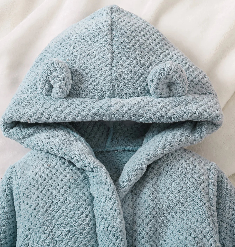 Waffle Hooded Childrens Robe - Just Kidding Store