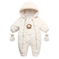 Winter Snowsuit - Warm Fleece Hooded Jumpsuit - Just Kidding Store