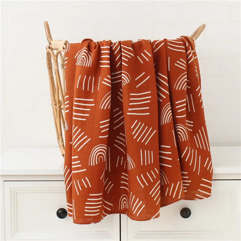 Cotton Bamboo Oversized Swaddle Blanket - Just Kidding Store