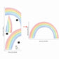 XL Rainbow Fabric Wall Sticker - Just Kidding Store