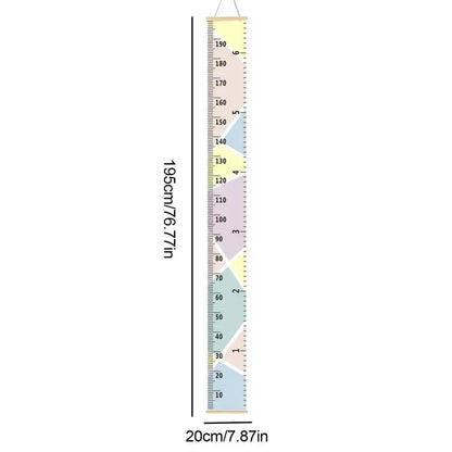 Geometric Shapes Kids Growth Chart - Just Kidding Store