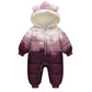 Cozy Bear Gradient Winter Baby Rompers - Just Kidding Store