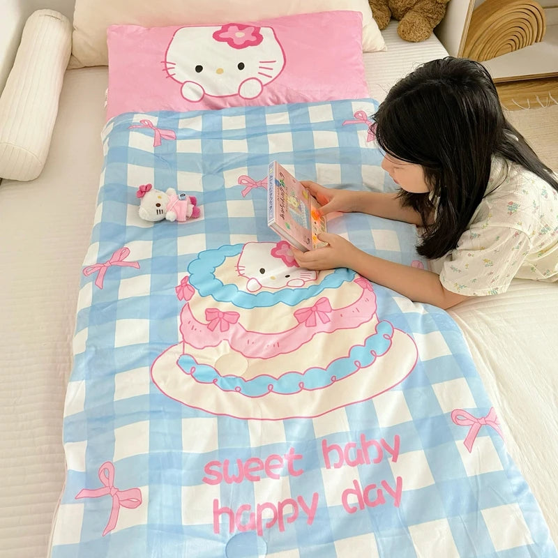 Kids Sleeping Bag With Pillow - Sleeping Envelope - Just Kidding Store