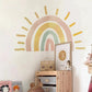 Rainbow Rising Sun Fabric Wall Sticker - Just Kidding Store