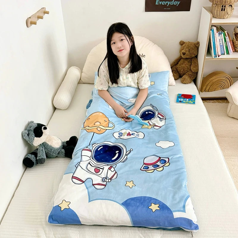 Kids Sleeping Bag With Pillow - Sleeping Envelope - Just Kidding Store