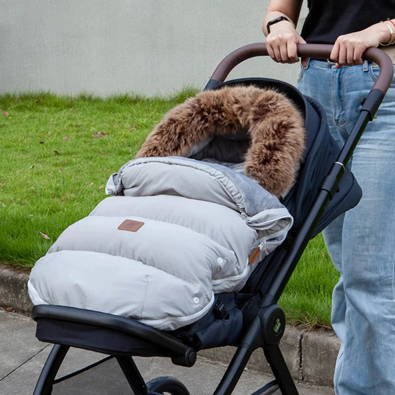 Winter Windproof Footmuff - Universal Pram Sleepsack 0-24M - Just Kidding Store